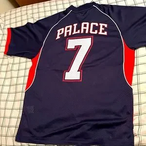 シャツ PALACE MESH FOOTBALL TOP Navy size M MESH FOOTBALL TOP | PALACE SKATEBOARDS
